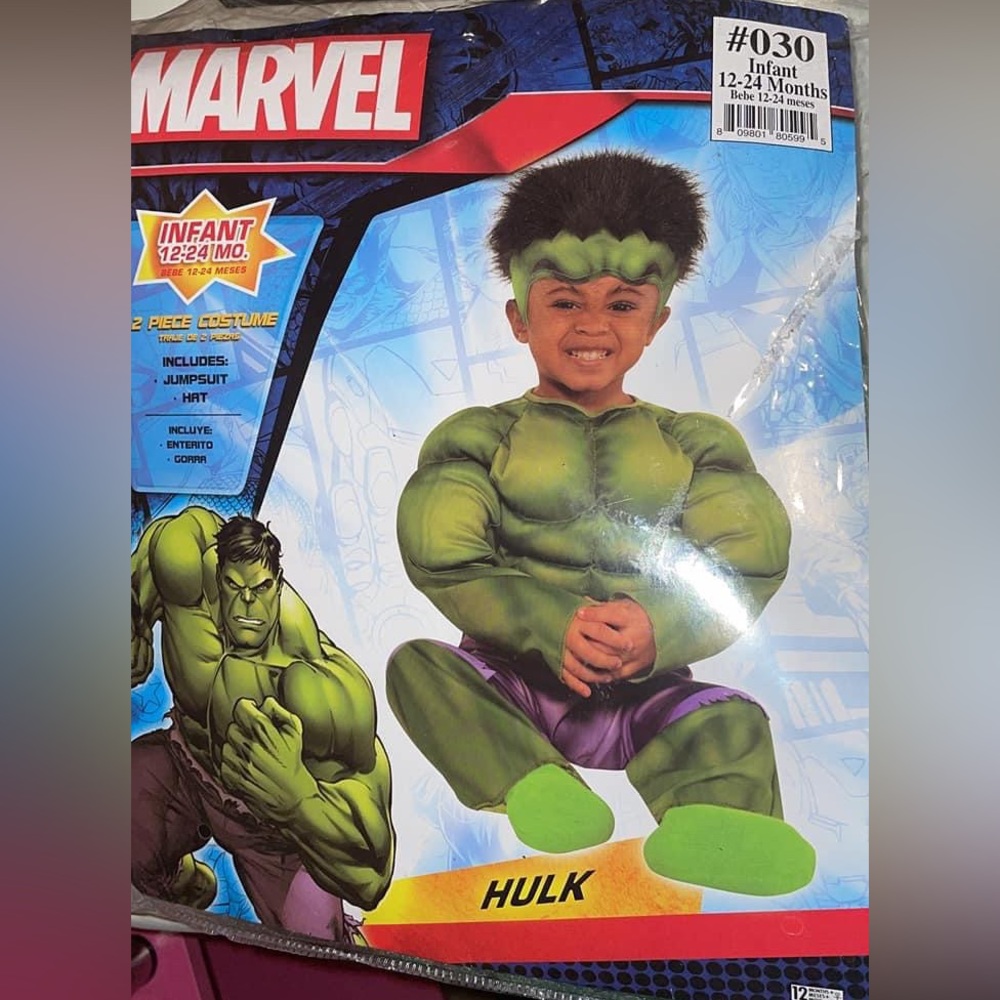 Infant Hulk Costume